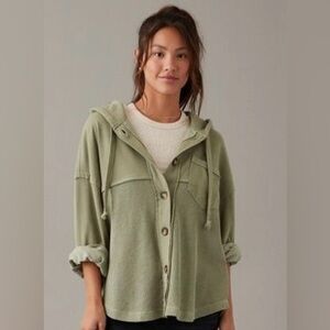 American Eagle Outfitters Olive Green Hoodie